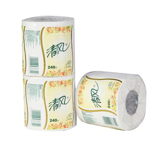 豆瓣酱产业网 豆瓣酱供应 清风3层240节卷筒卫生纸卷筒 产品特点